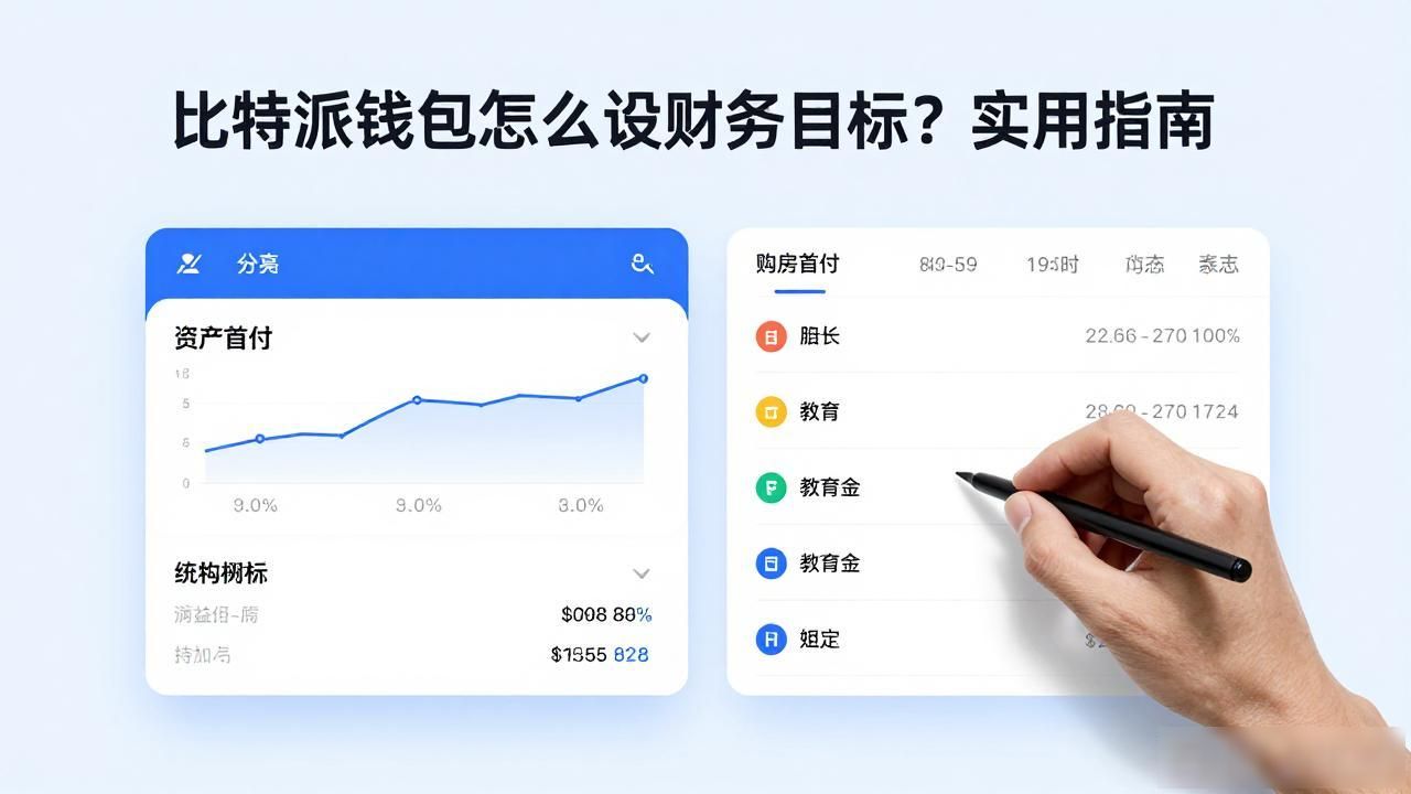 数字资产管理目标规划_比特派钱包财务目标管理_如何在比特派钱包网址中设计财务目标？