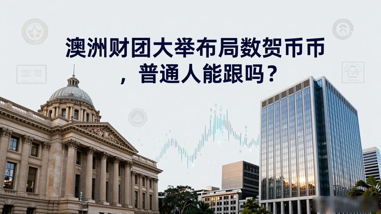 澳洲财团大举布局数字货币，普通人能跟吗？