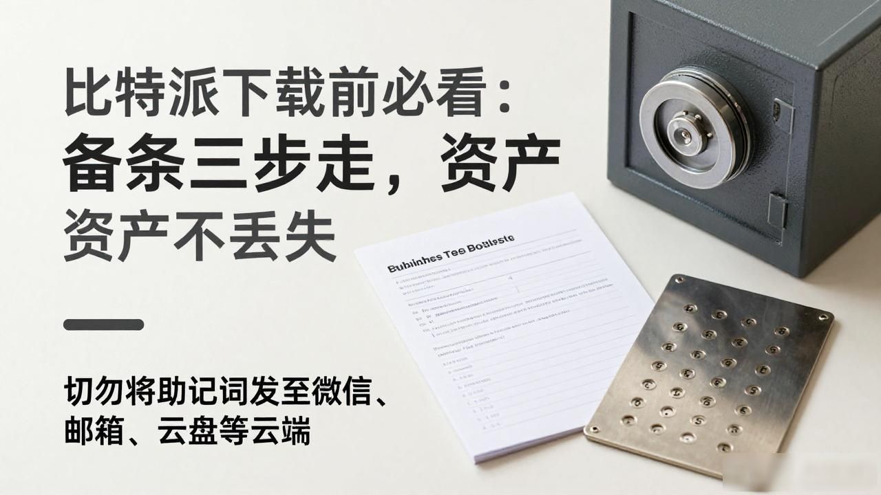 比特派下载前必看：备份三步走，资产不丢失