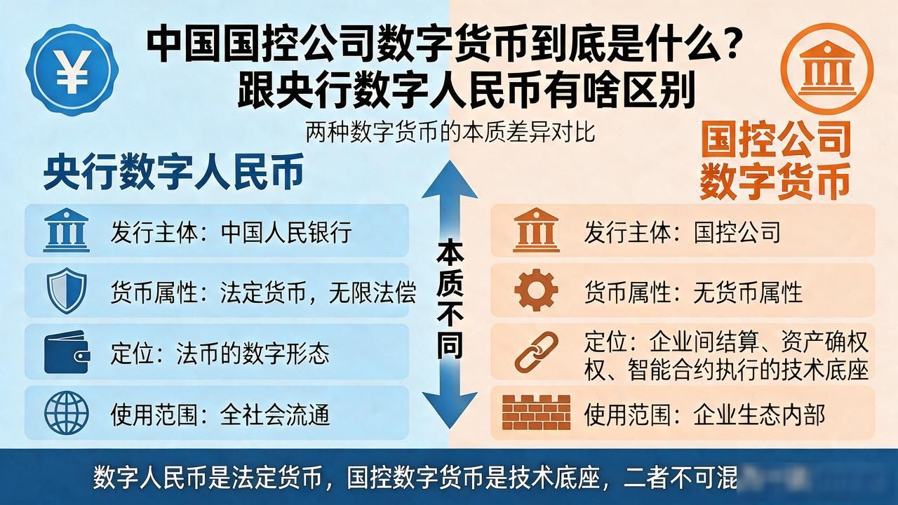 中国国控公司数字货币到底是什么？跟央行数字人民币有啥区别
