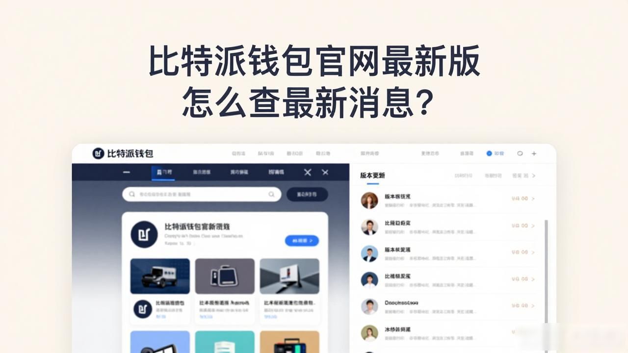 比特派钱包官网最新版怎么查最新消息？