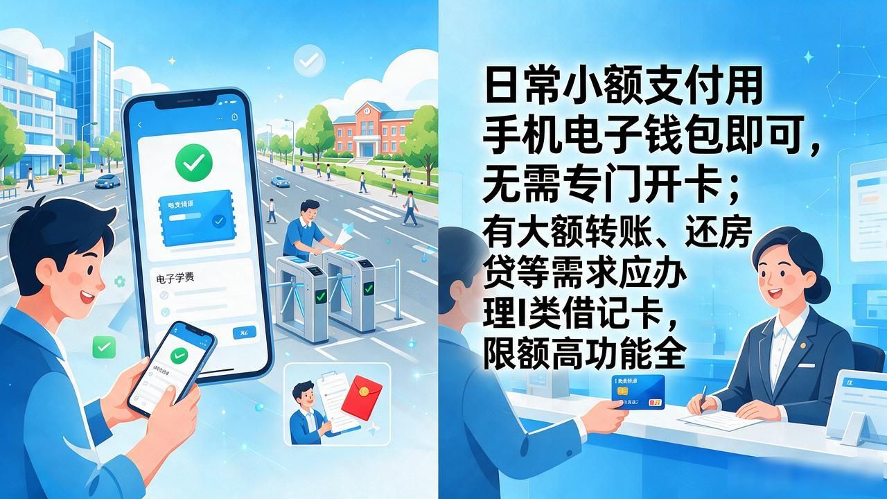 数字货币借记卡选择_数字货币办什么卡好_数字人民币I类户功能