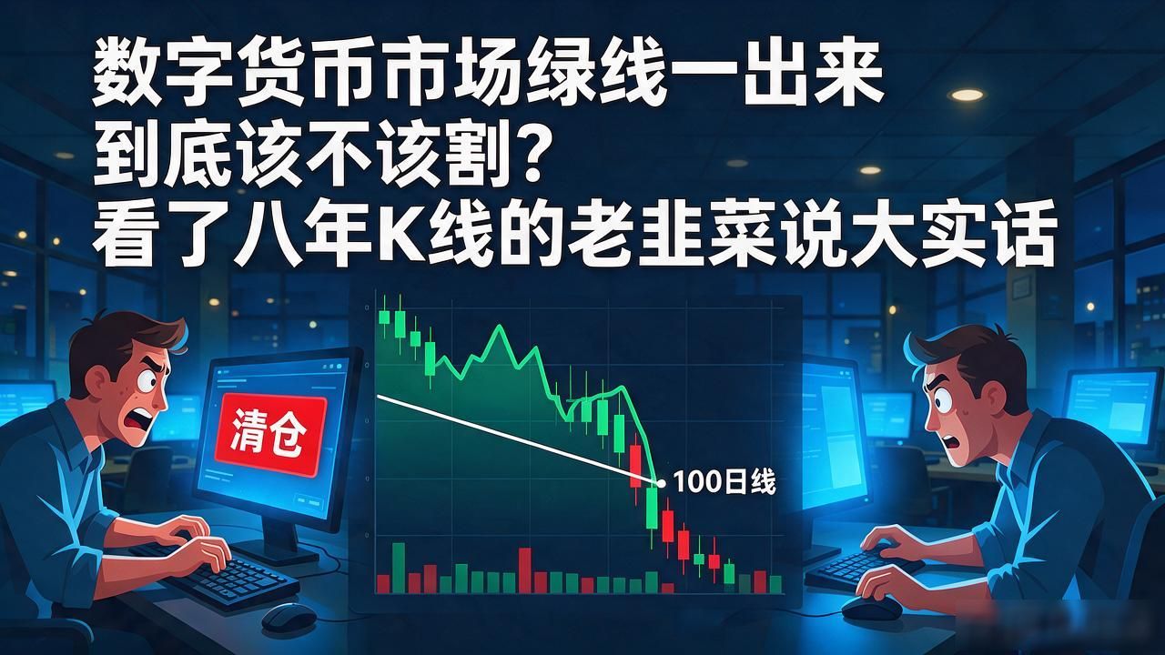 绿线放量破位_数字货币市场绿线_绿线踩穿均线减仓
