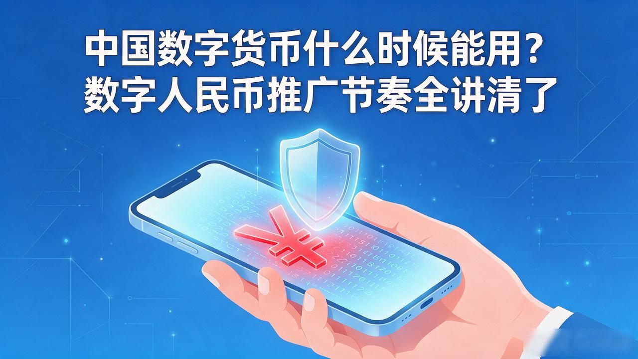 中国数字货币什么时候能用？数字人民币推广节奏全讲清了