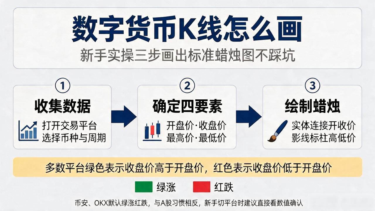 数字货币K线画法详解_币安K线颜色规则绿涨红跌_数字货币k线怎么画