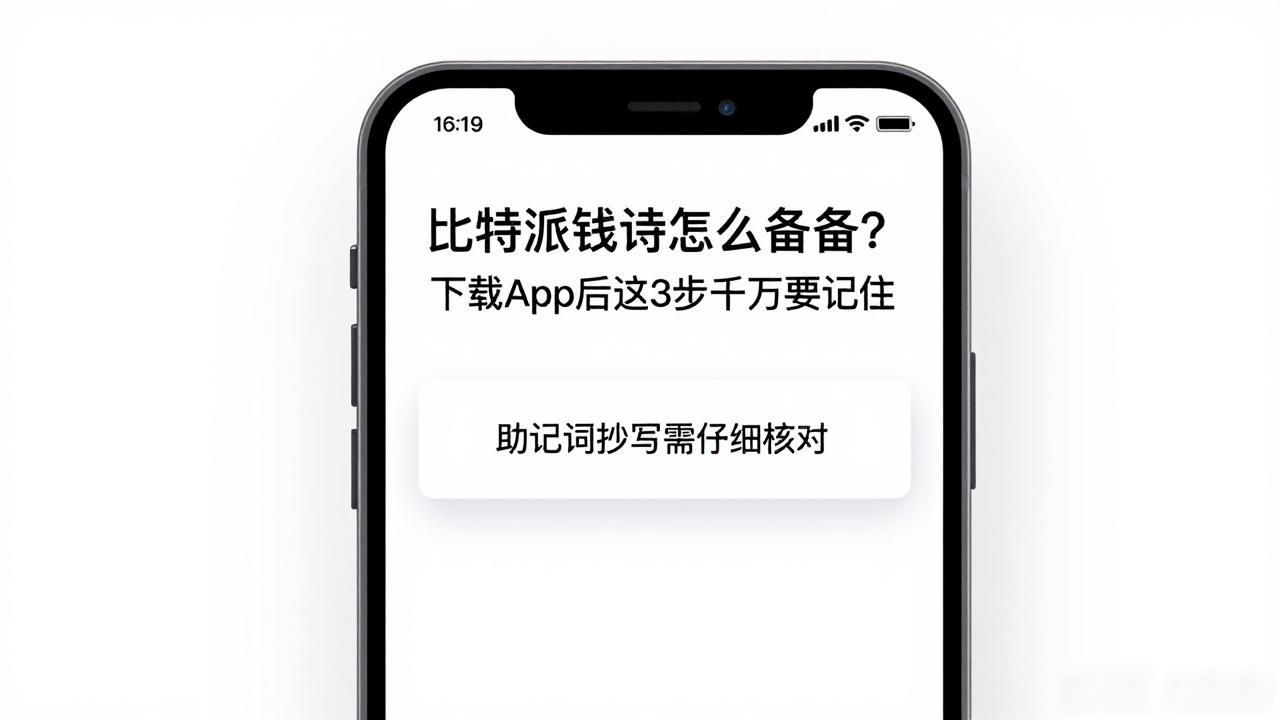 比特派钱包怎么备份？下载app后这3步千万要记住