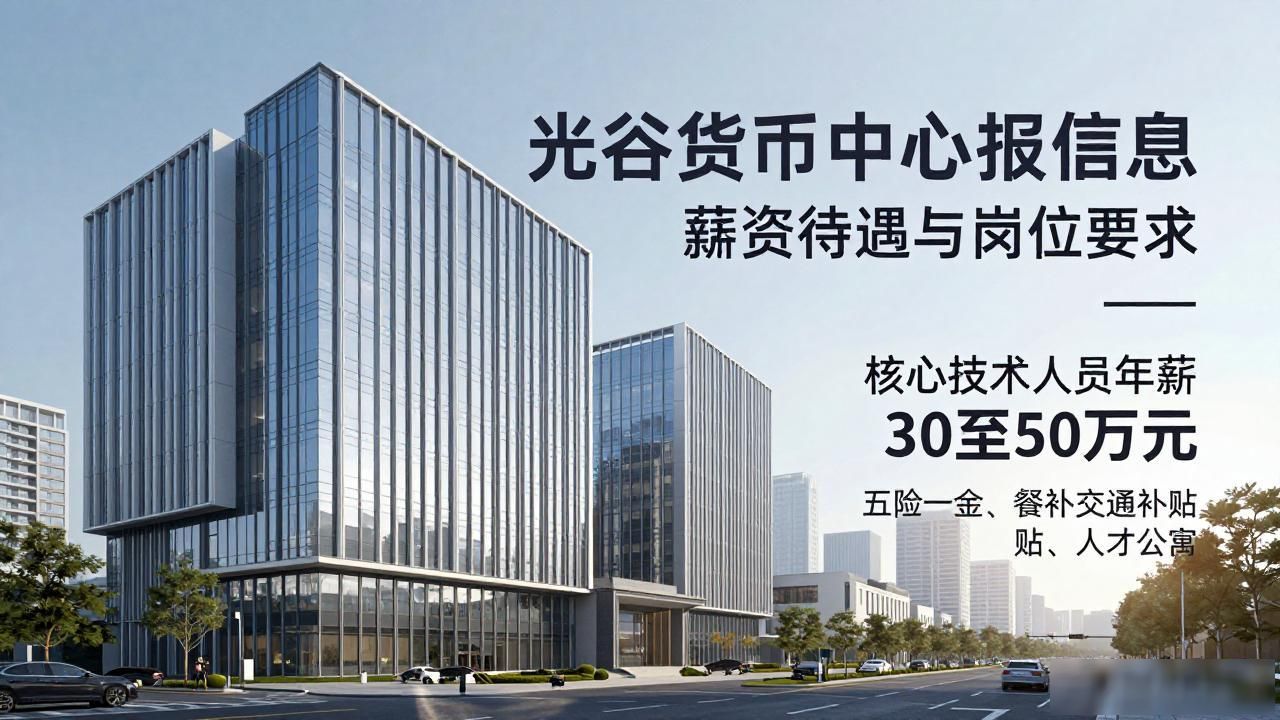 光谷数字货币中心招聘信息 薪资待遇与岗位要求