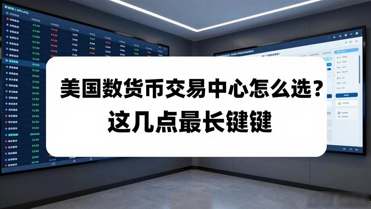 美国数字货币交易中心怎么选？这几点最关键
