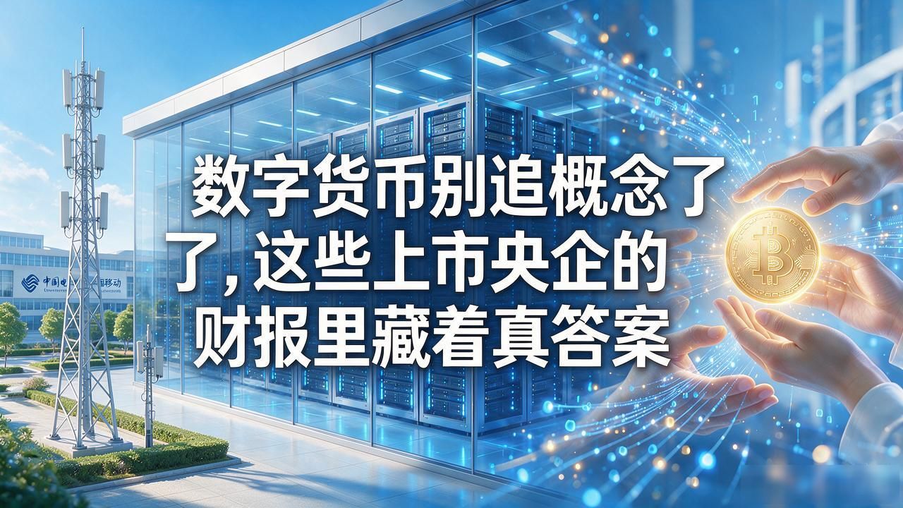 数字货币别追概念了，这些上市央企的财报里藏着真答案