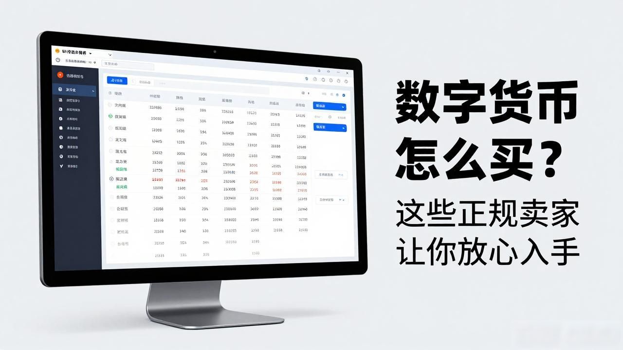 数字货币怎么买？这些正规卖家让你放心入手