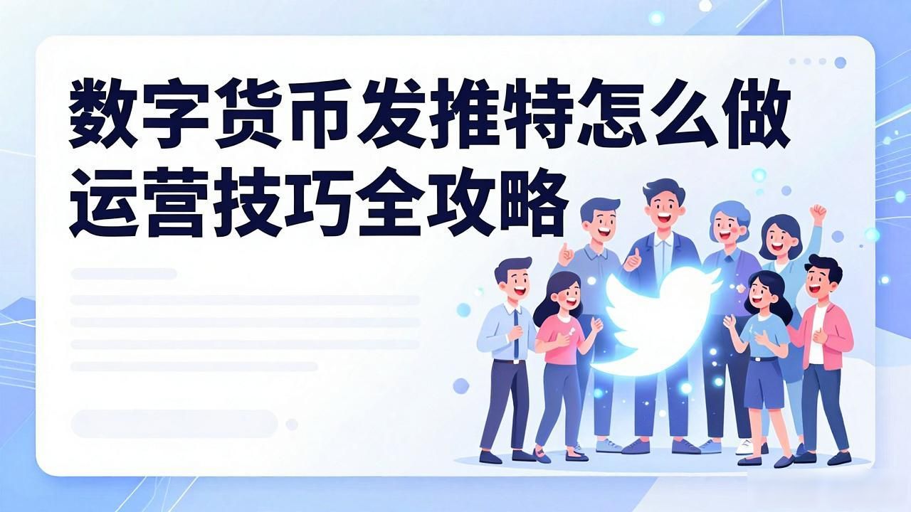 数字货币发推特怎么做 运营技巧全攻略