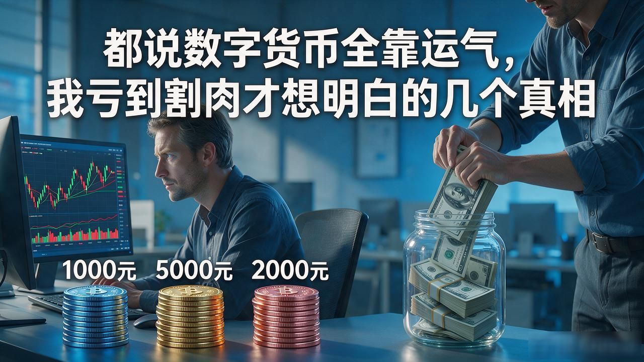 都说数字货币全靠运气，我亏到割肉才想明白的几个真相
