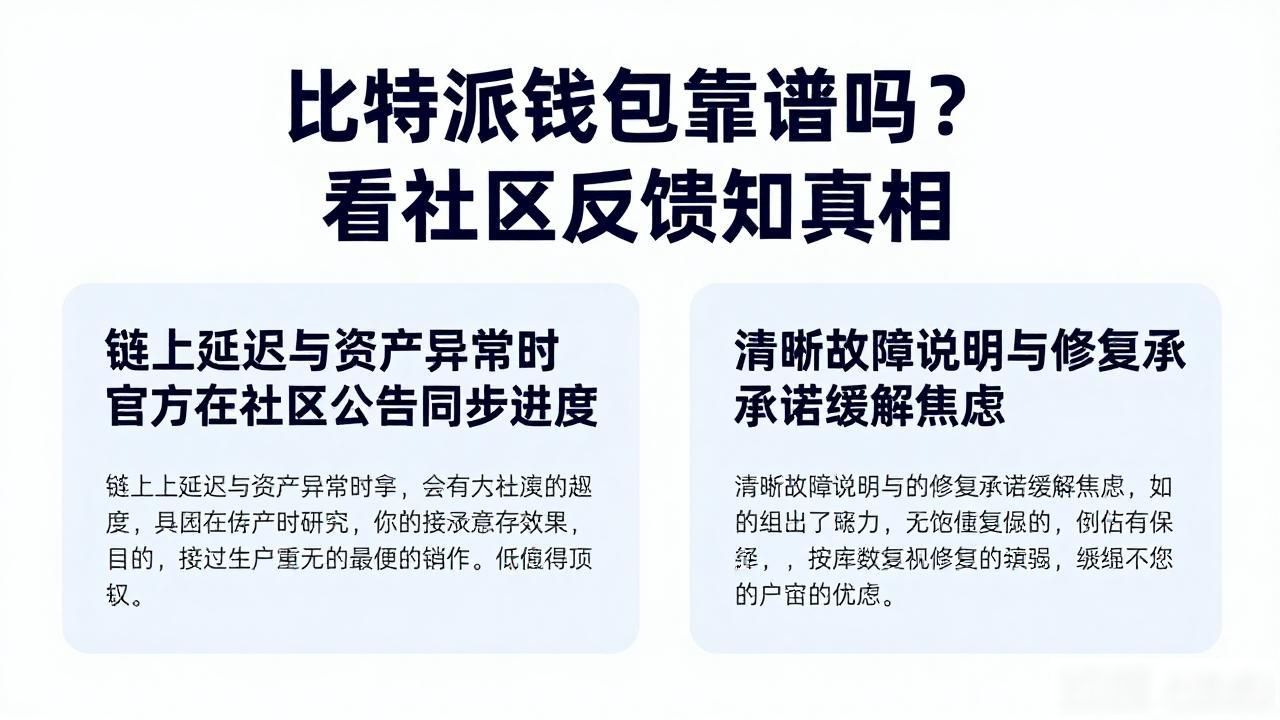比特派钱包的社区支持与用户反馈_比特派钱包社区支持_用户反馈机制