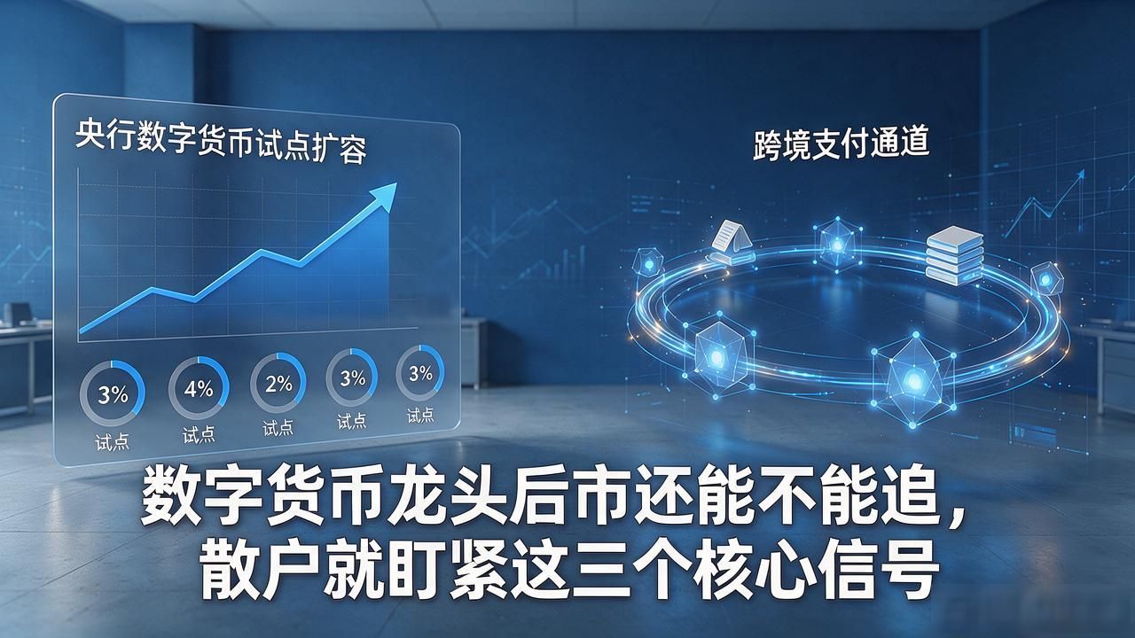 数字货币龙头后市还能不能追，散户就盯紧这三个核心信号
