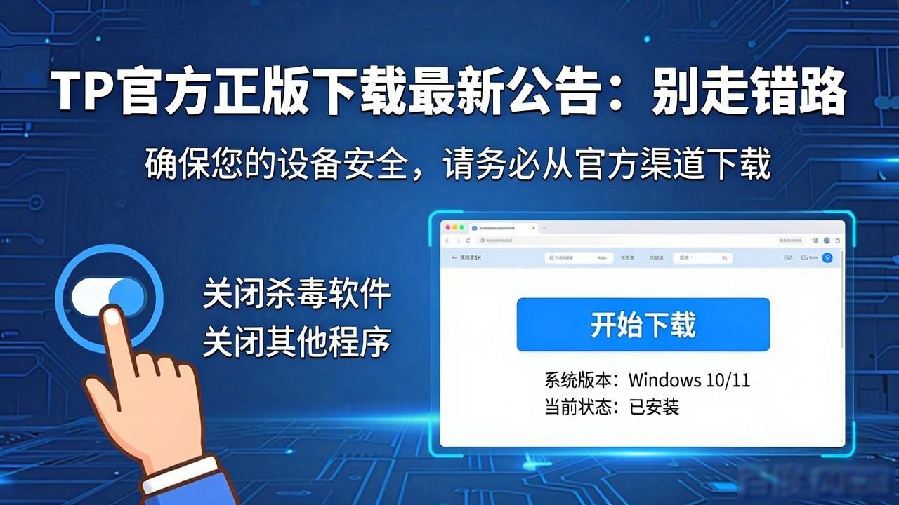 TP官方正版下载最新公告：别走错路