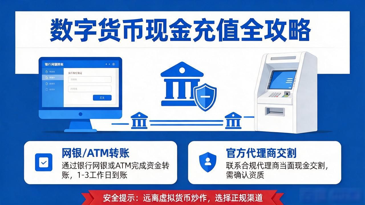 现金充值数字货币入门方法_数字货币现金充值_新手现金充值加密货币平台选择
