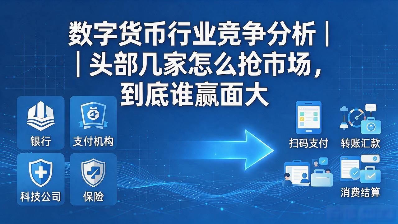 数字货币行业竞争分析｜头部几家怎么抢市场，到底谁赢面大