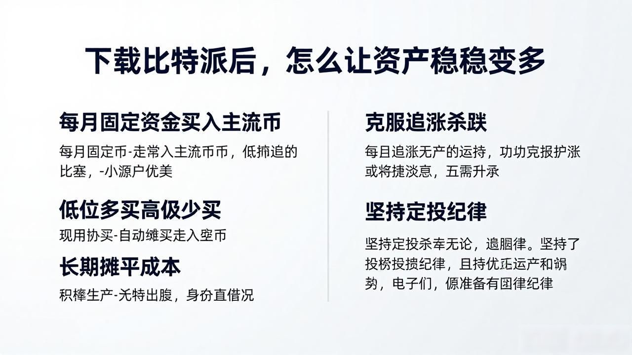 比特派链上理财方法_比特派安卓版囤币策略_下载bitpie比特派安卓版后，如何稳步实现资产增值？