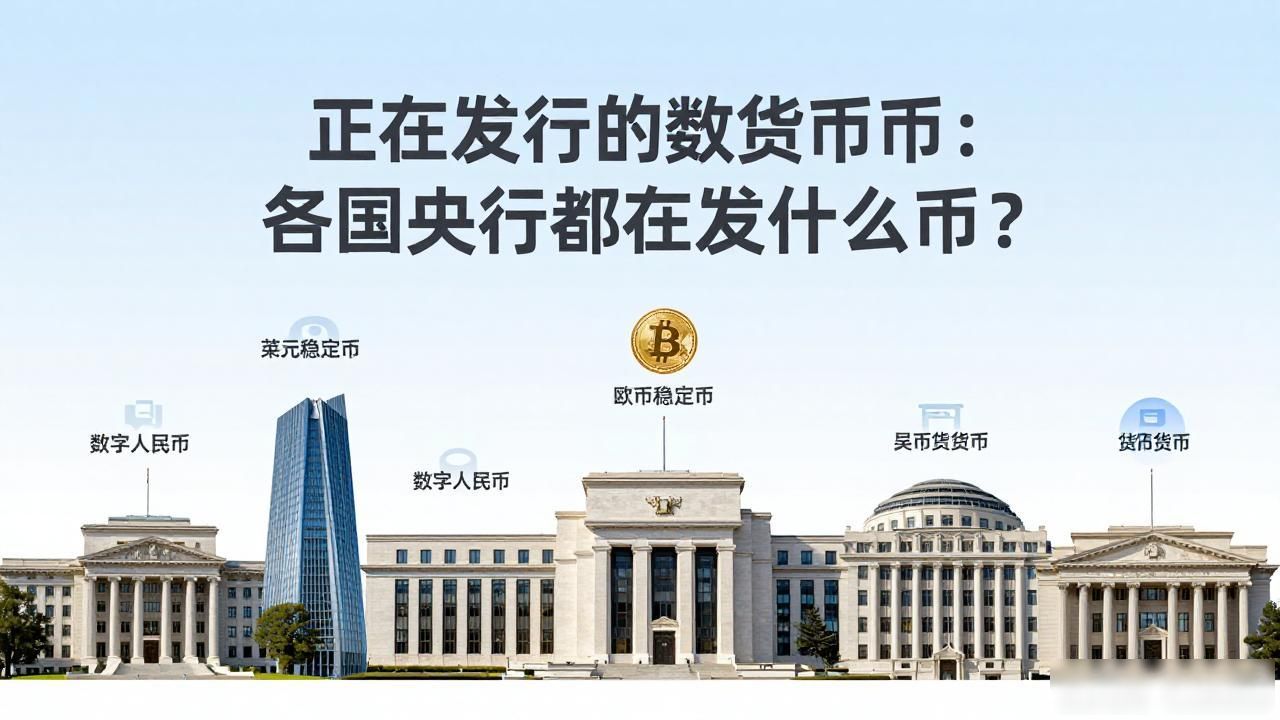正在发行的数字货币：各国央行都在发什么币？