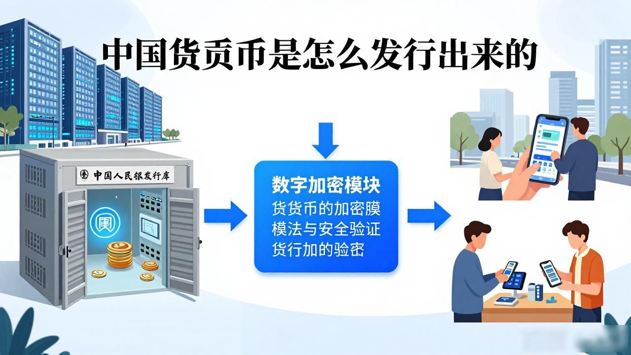 中国数字货币是怎么发行出来的