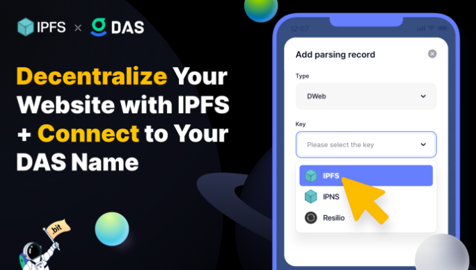 IPFS + DAS：分散网站与连接 DAS 名称的全新指南