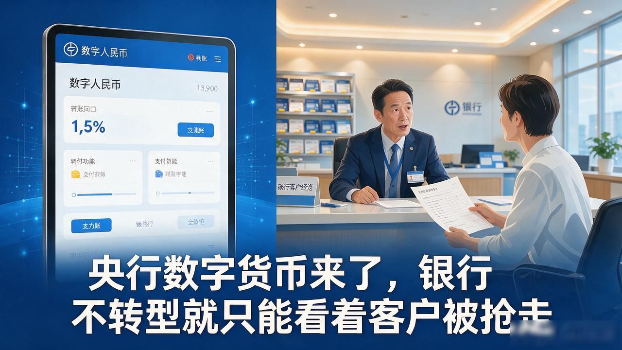数字人民币对银行结算业务冲击_数字货币对银行的发展_央行数字货币对银行中间业务影响