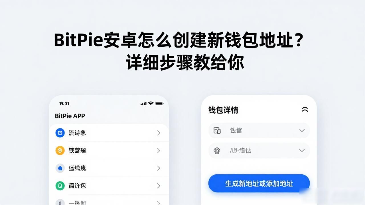 BitPie安卓怎么创建新钱包地址？详细步骤教给你