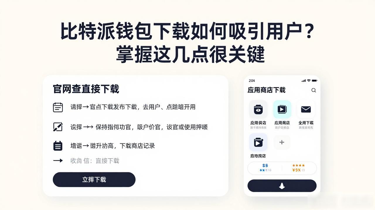 比特派钱包下载如何吸引用户？掌握这几点很关键