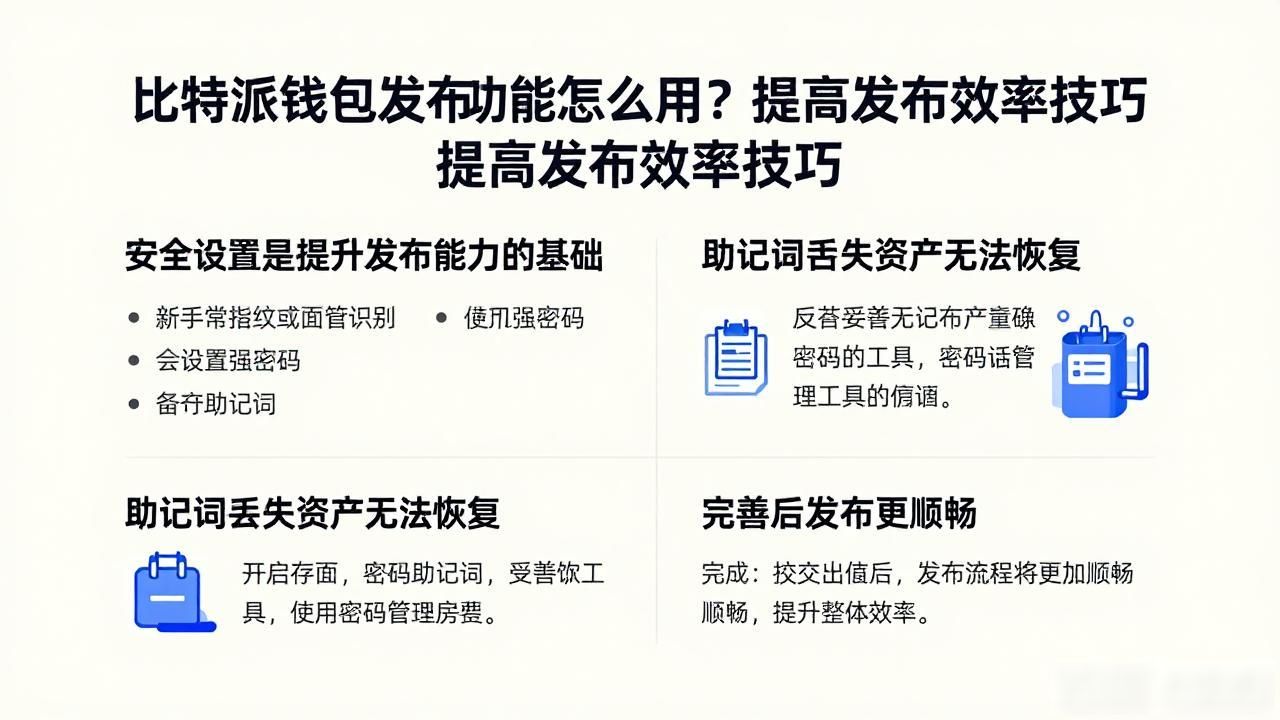比特派钱包发布功能怎么用？提高发布效率技巧