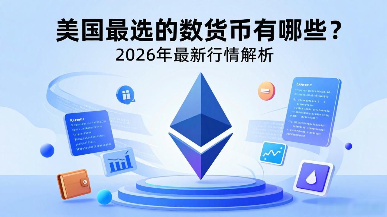 美国最流行的数字货币有哪些？2026年最新行情解析
