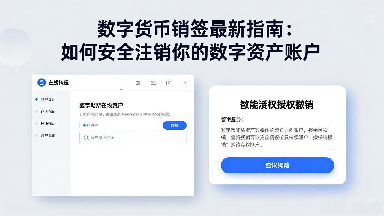 数字货币销签最新指南：如何安全注销你的数字资产账户