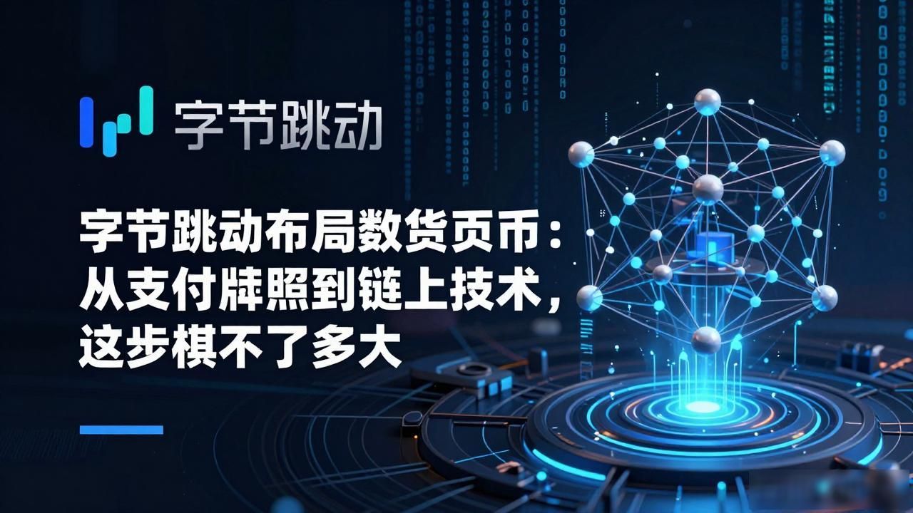 字节跳动布局数字货币：从支付牌照到链上技术，这步棋下了多大