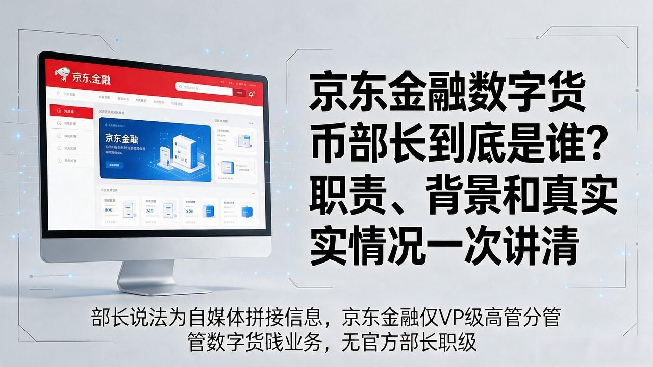 京东金融数字货币部长_京东金融数字人民币试点_京东科技数字人民币业务团队