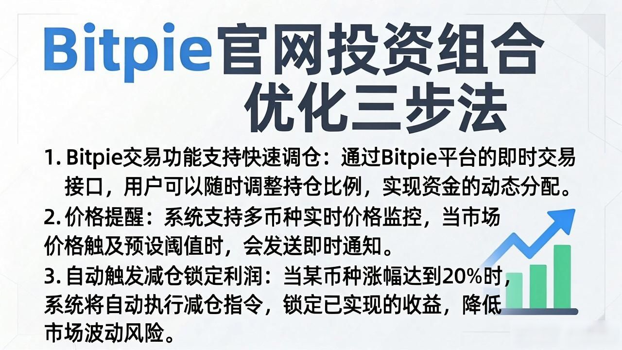 Bitpie官网投资组合优化三步法