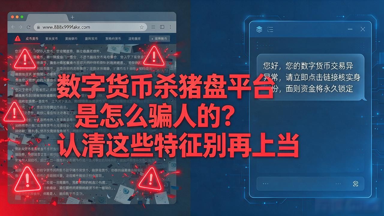 数字货币杀猪盘平台是怎么骗人的？认清这些特征别再上当