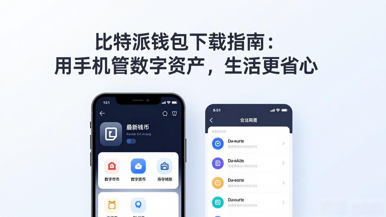 比特派钱包下载指南：用手机管好数字资产，生活更省心