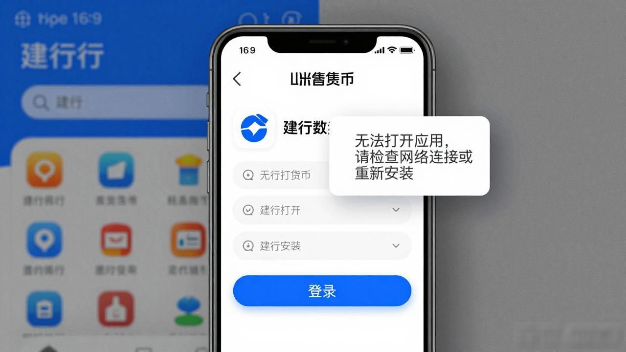 建行数字货币打不开怎么办 常见原因全解析