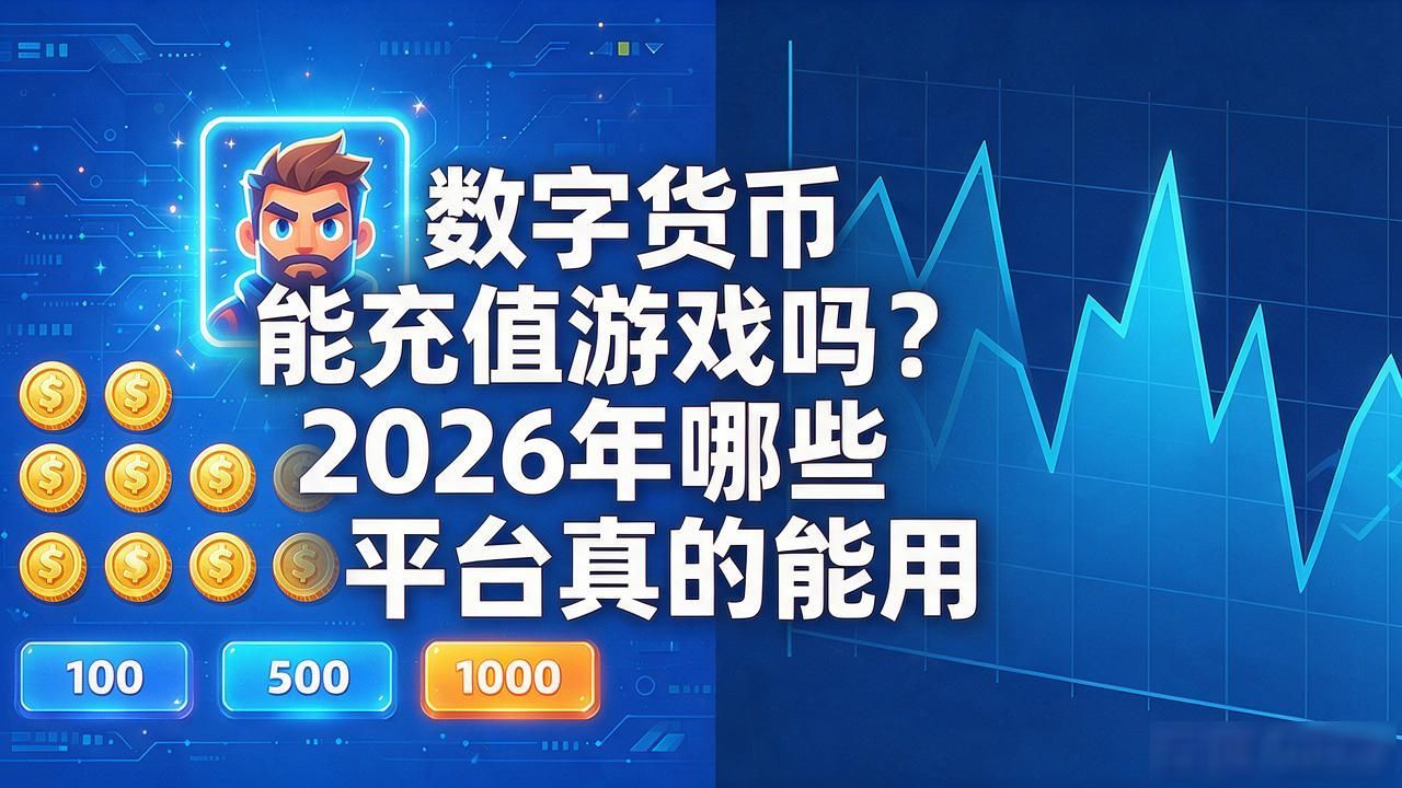 数字货币能充值游戏吗？2026年哪些平台真的能用