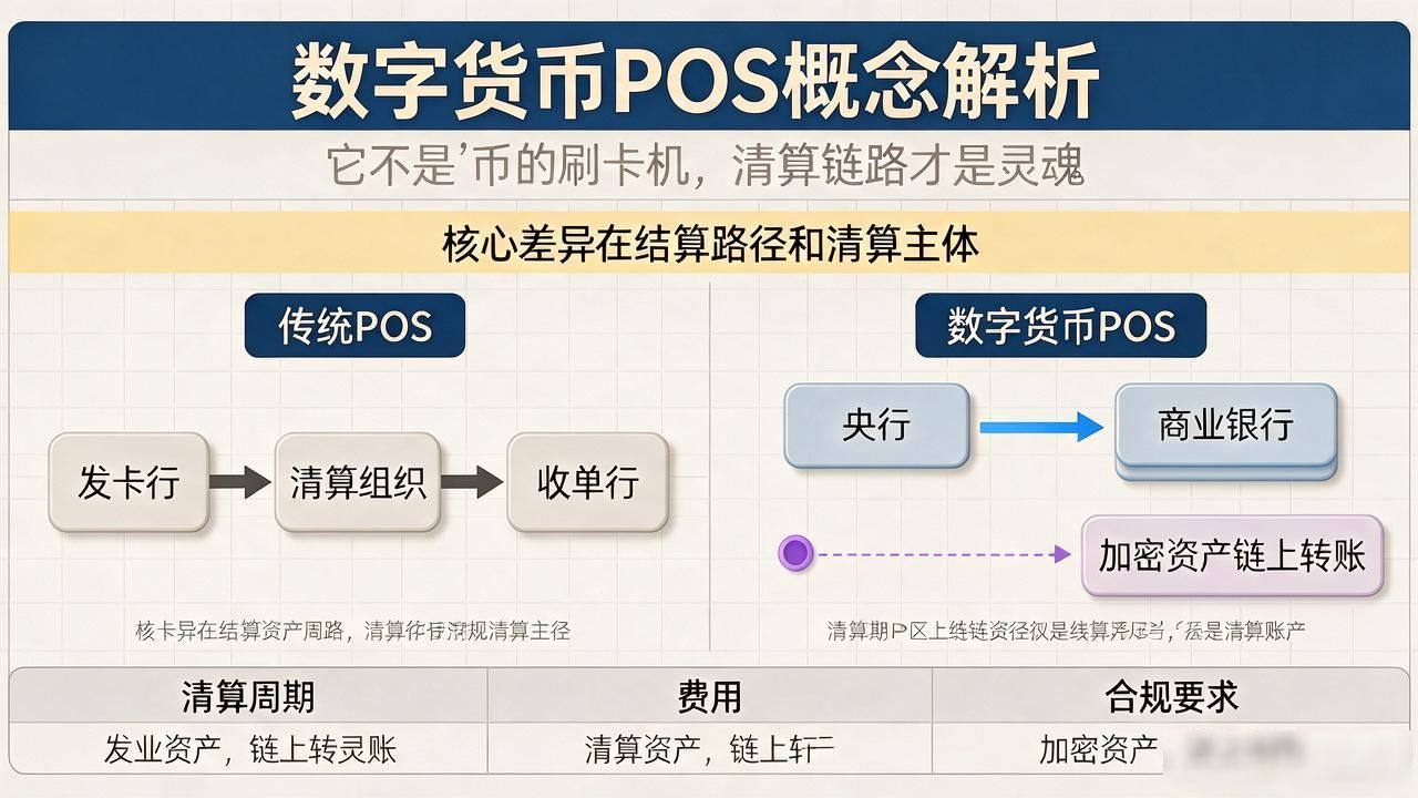 数字货币POS概念解析：它不是"币的刷卡机"，清算链路才是灵魂
