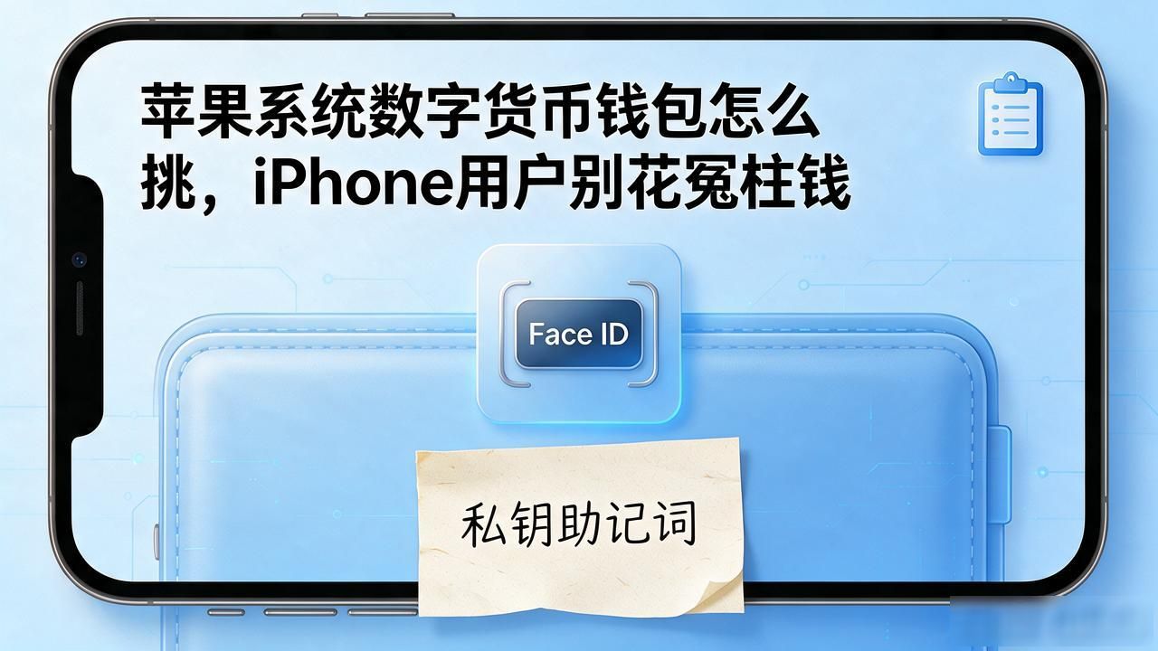 苹果系统数字货币钱包怎么挑，iPhone用户别花冤枉钱