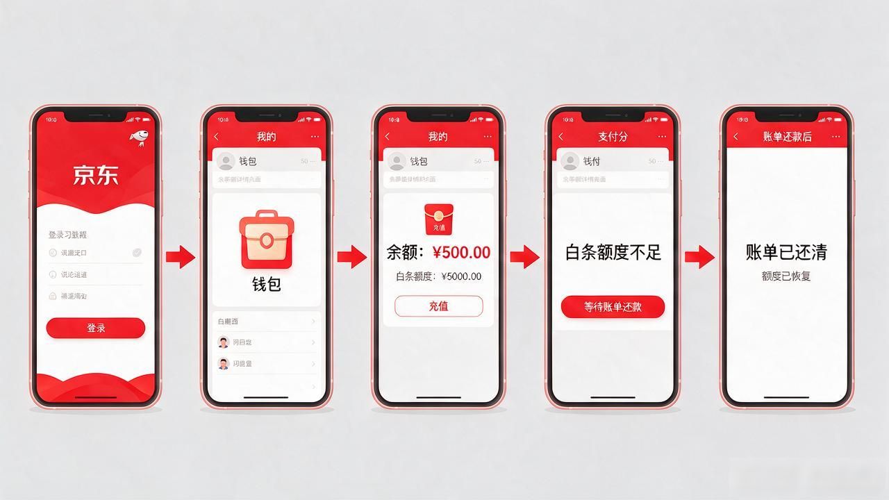 京东数字货币余额不足_京东支付余额不足_京东白条额度不够