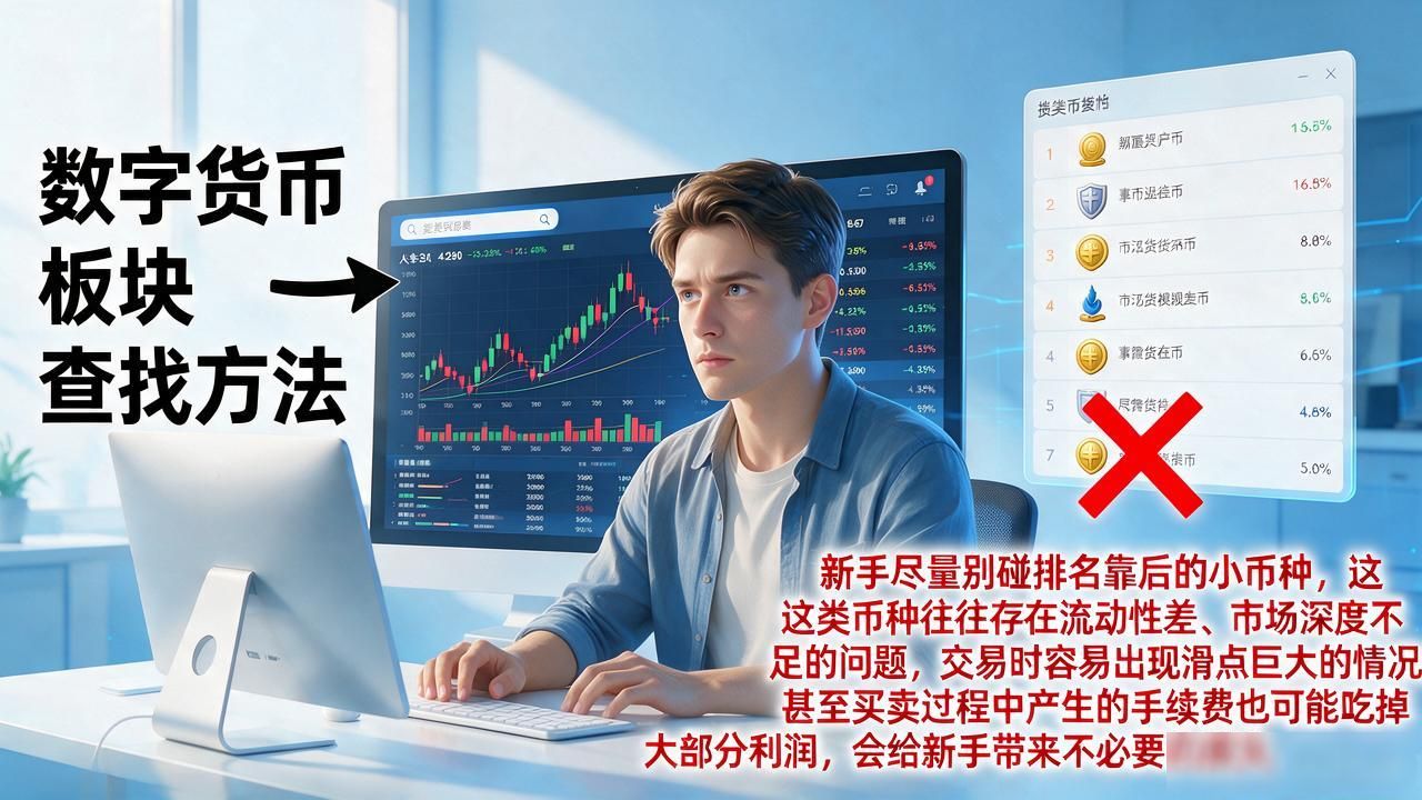 数字货币板块查找方法