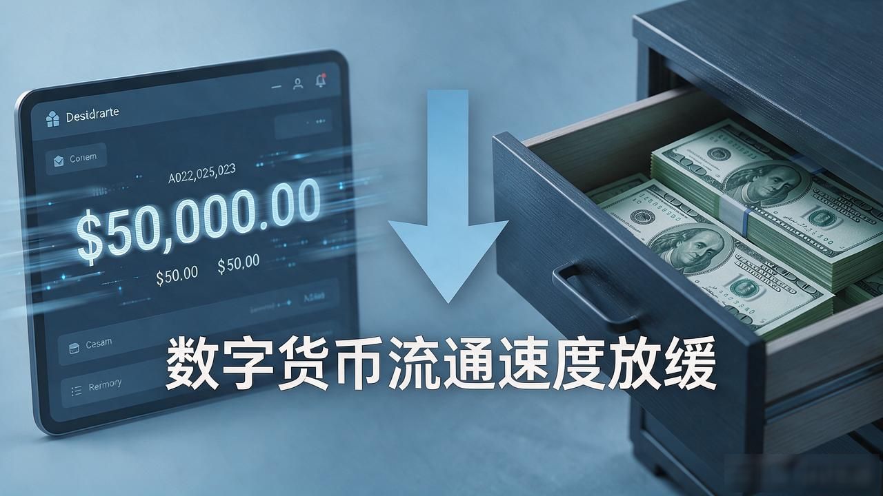 数字货币降低流通速度_数字货币流通速度下降_货币沉淀对经济影响