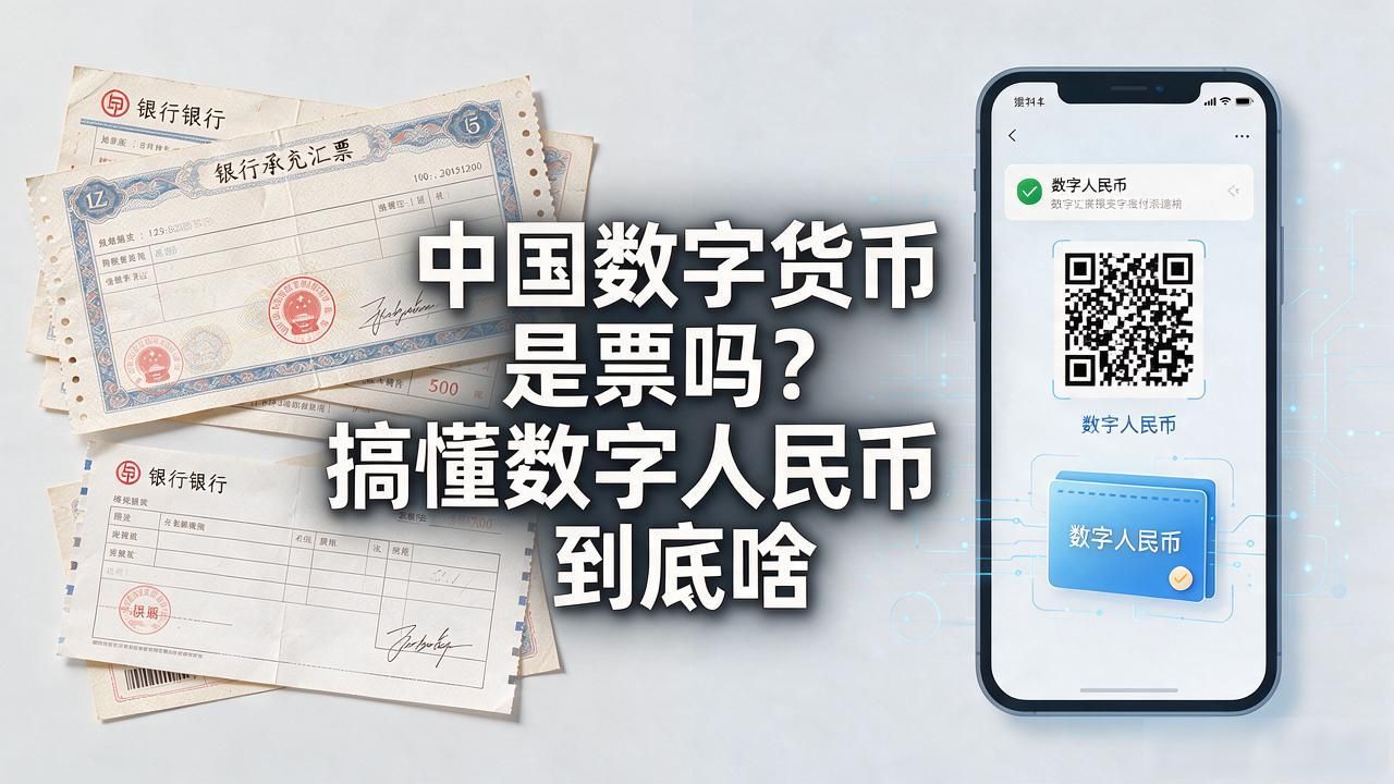 中国数字货币是票吗？搞懂数字人民币到底啥