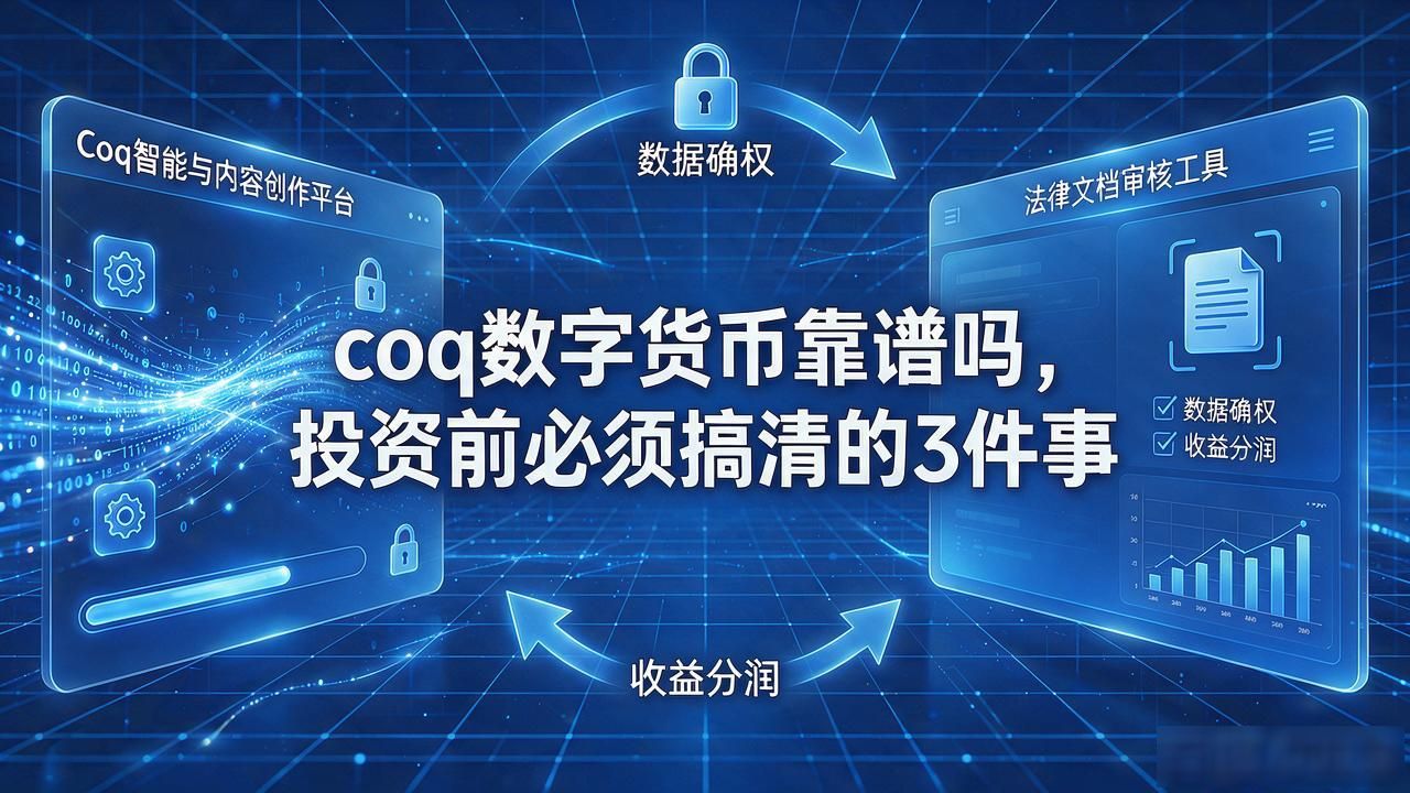 coq数字货币靠谱吗，投资前必须搞清的3件事