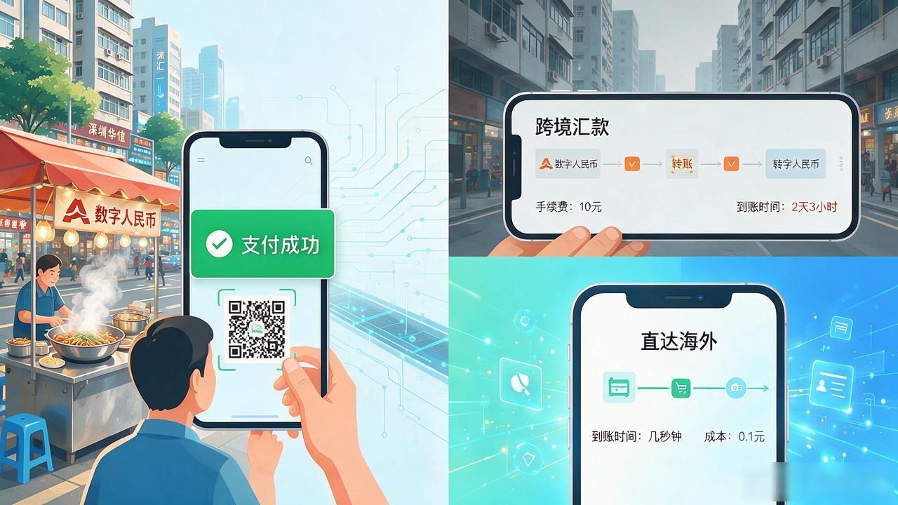 当代金融数字货币_数字人民币与比特币的区别_数字人民币跨境汇款优势