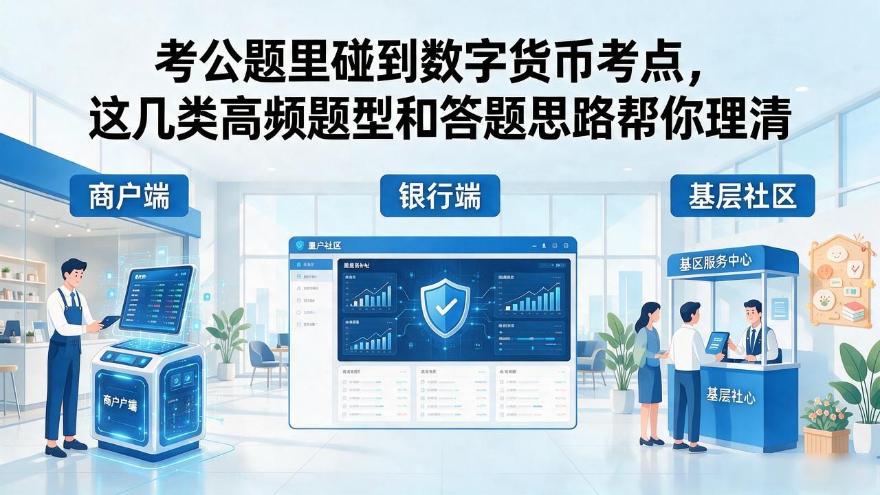 考公题里碰到数字货币考点，这几类高频题型和答题思路帮你理清