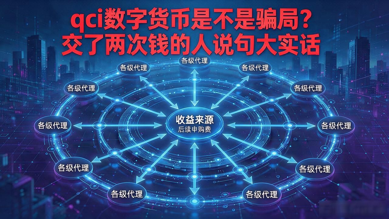 qci数字货币是不是骗局？交了两次钱的人说句大实话