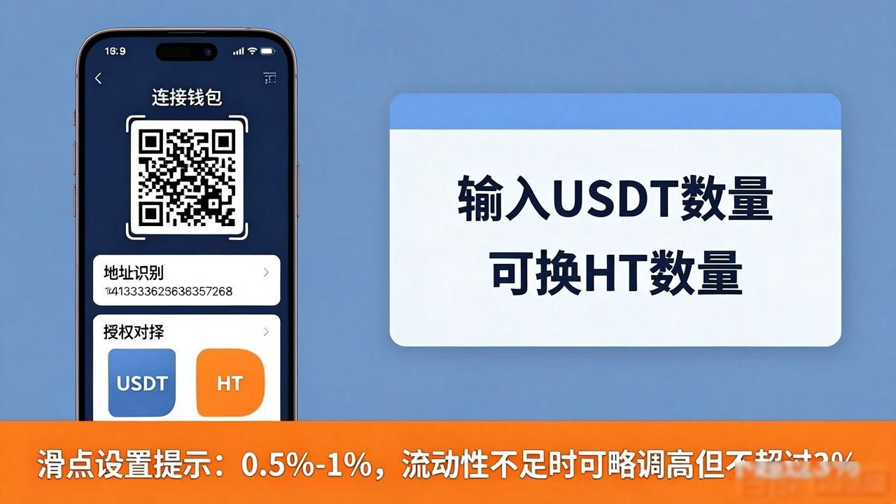 TP钱包USDT换HT操作指南