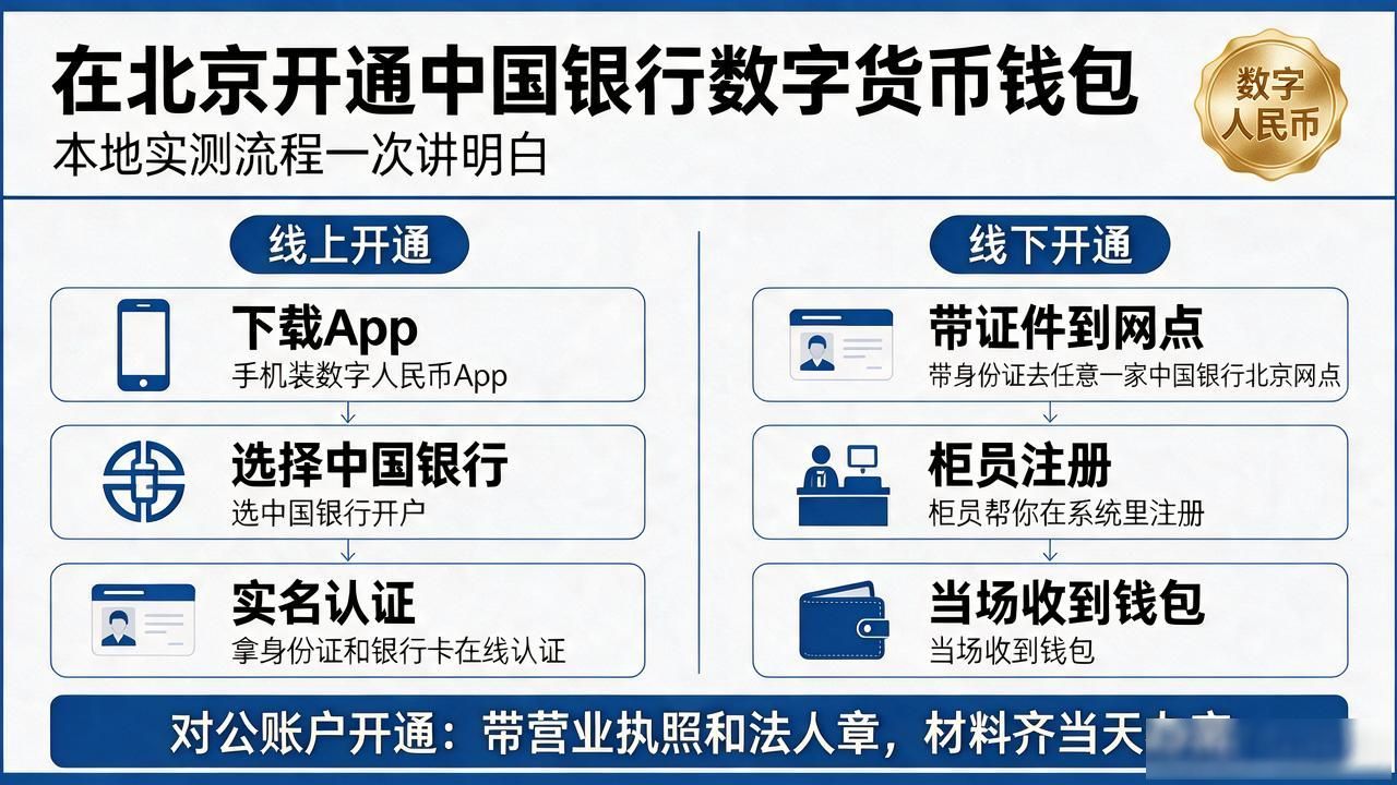 北京数字人民币办理流程_中国银行数字人民币网点_中国银行北京数字货币
